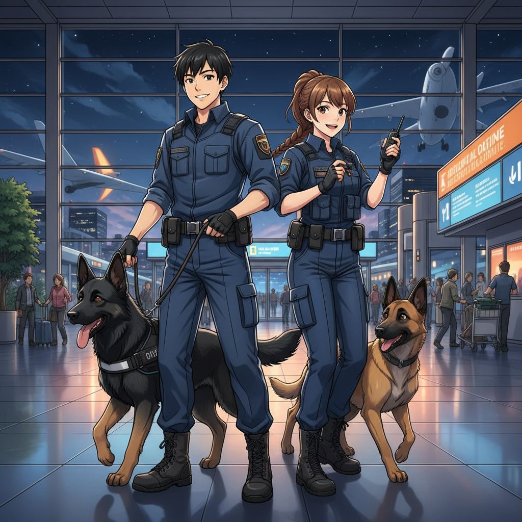 Agent cynophile de sécurité