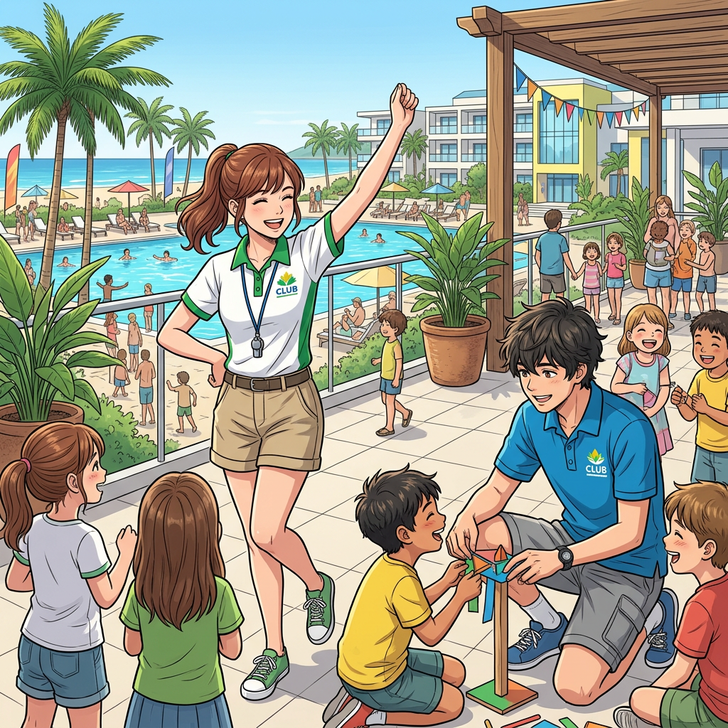 Animateur de club de vacances