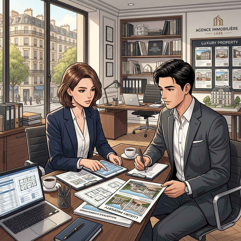 Broker immobilier de luxe