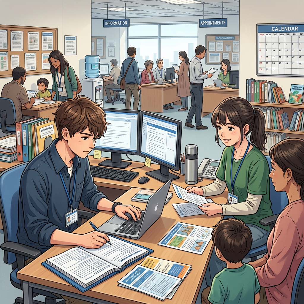 Chargé accueil réfugiés