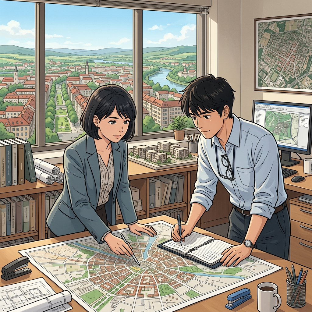 Chargé d'urbanisme territorial