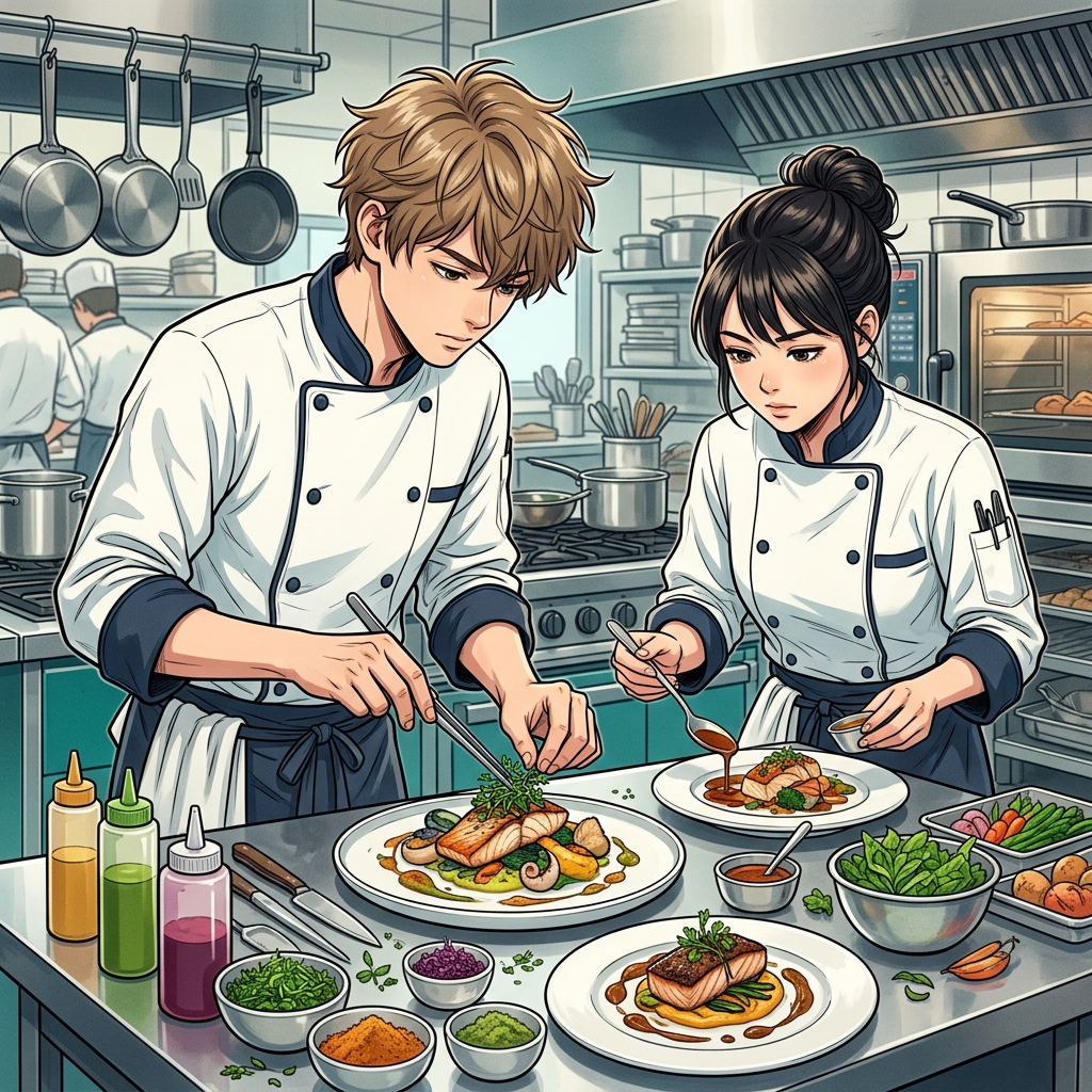 Chef cuisinier gastronomique