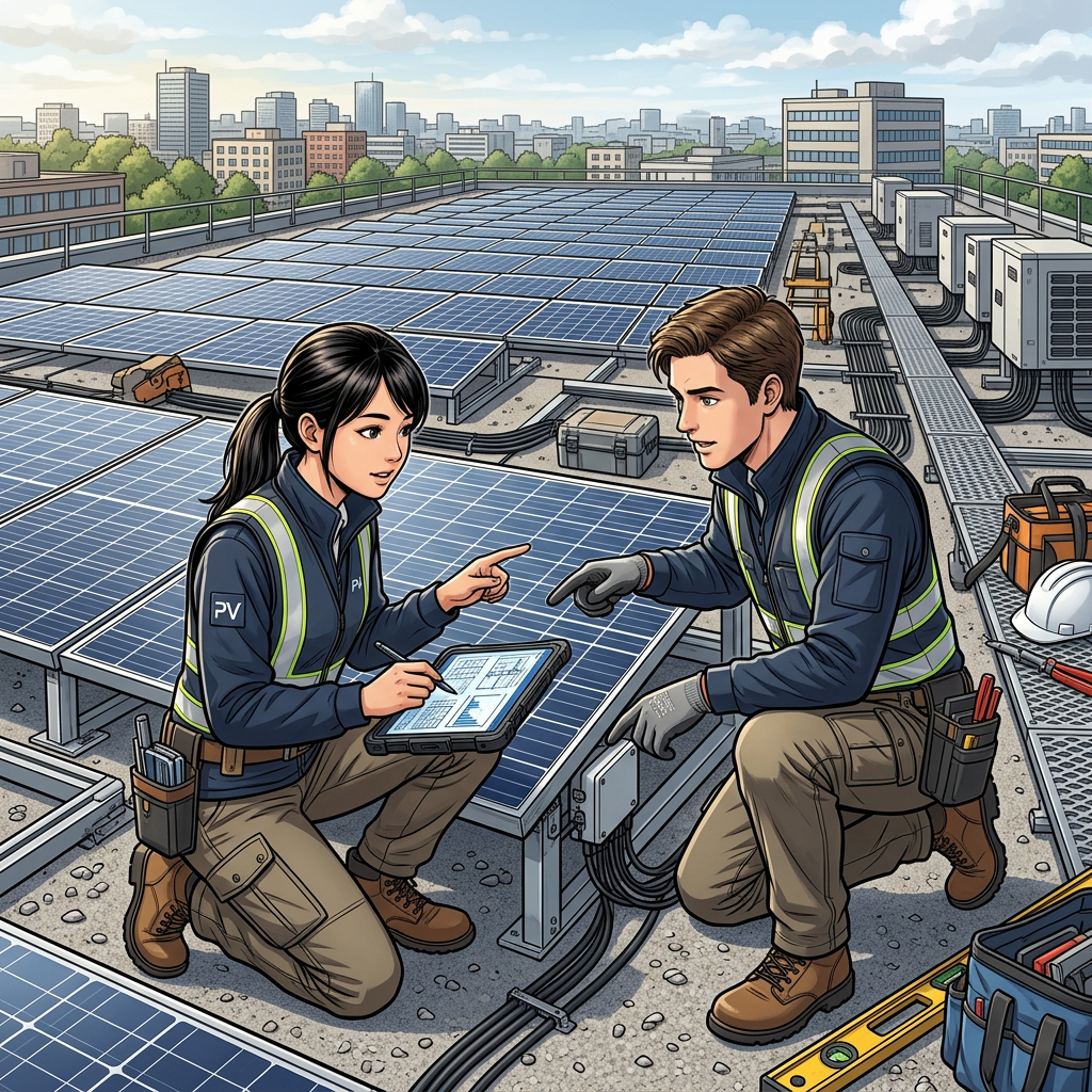 Chef de projet photovoltaïque