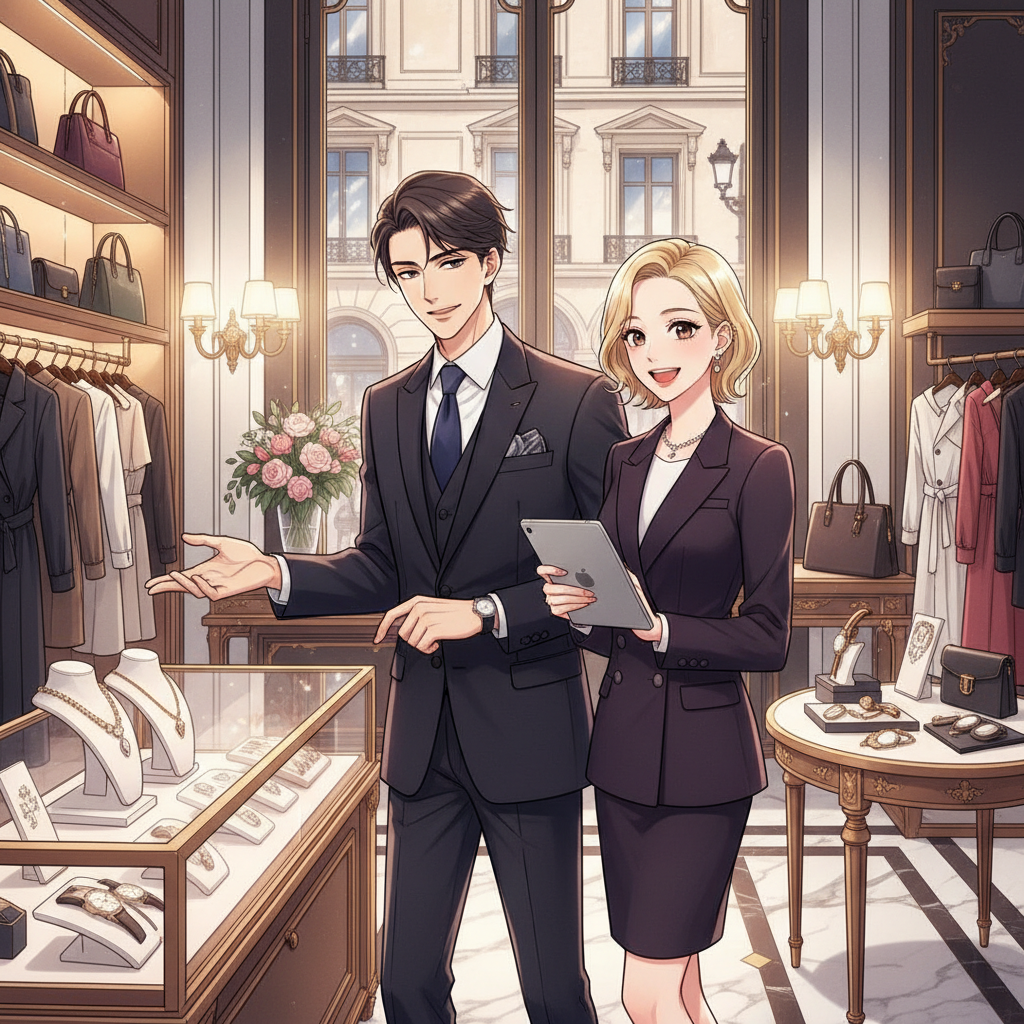 Directeur de boutique luxe
