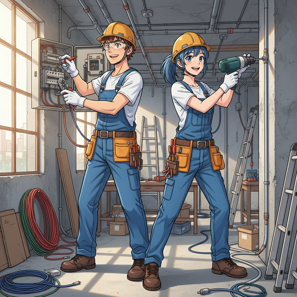 Électricien du bâtiment