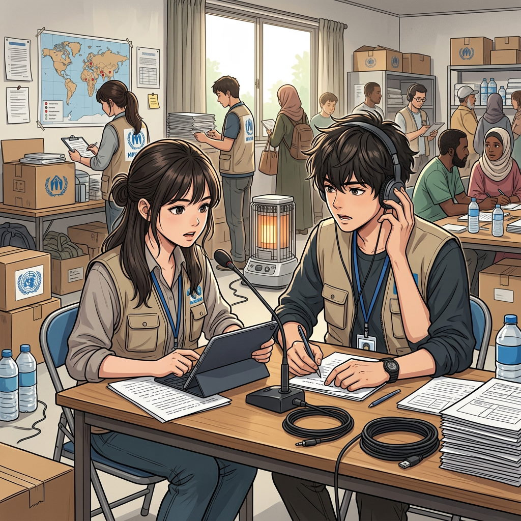 Interprète humanitaire