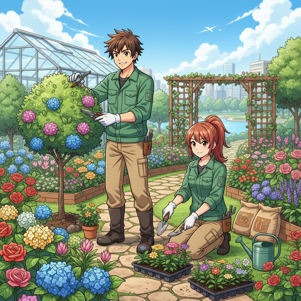 Jardinier d'espaces verts