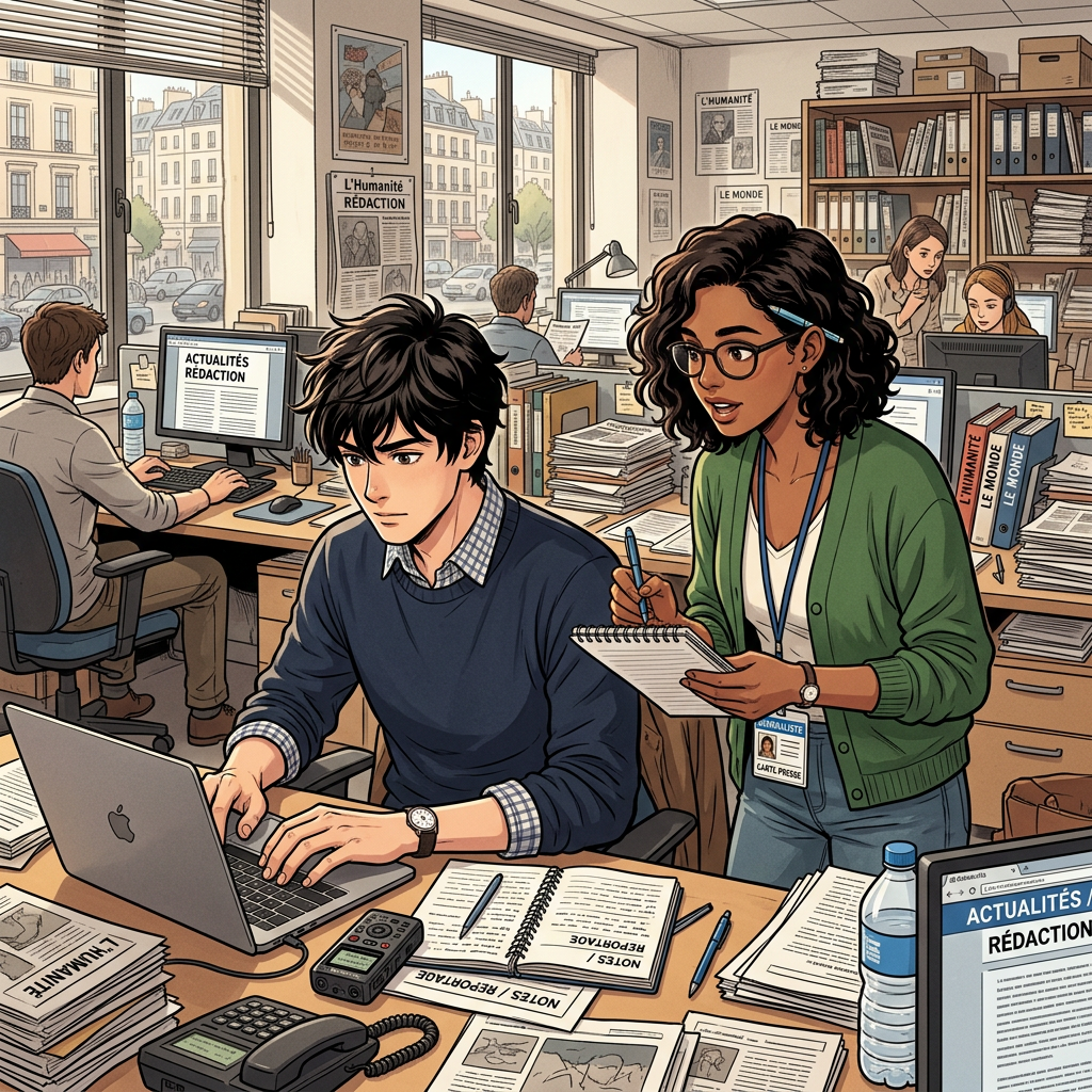 Journaliste de presse écrite