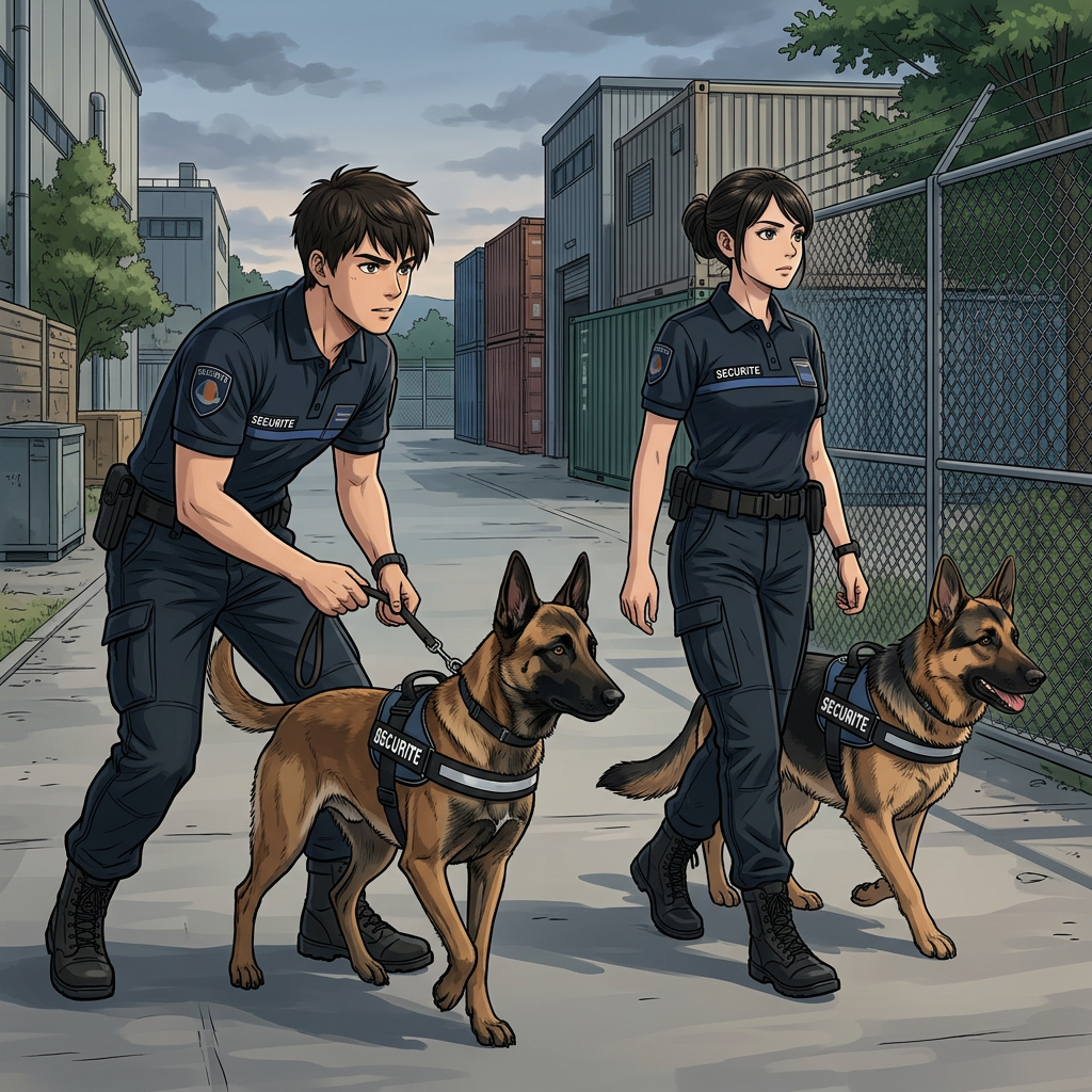 Maître-chien sécurité