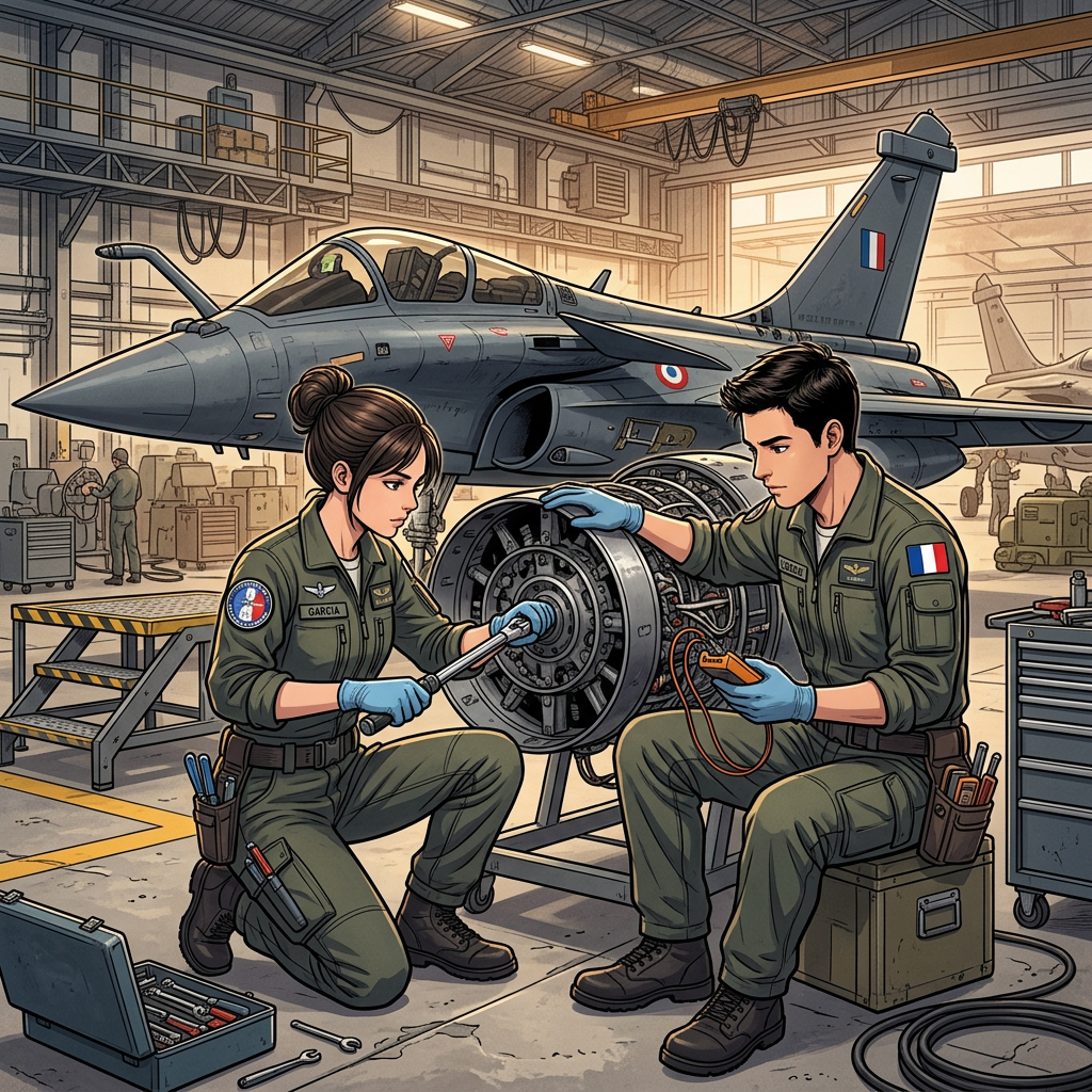 Mécanicien aéronautique militaire