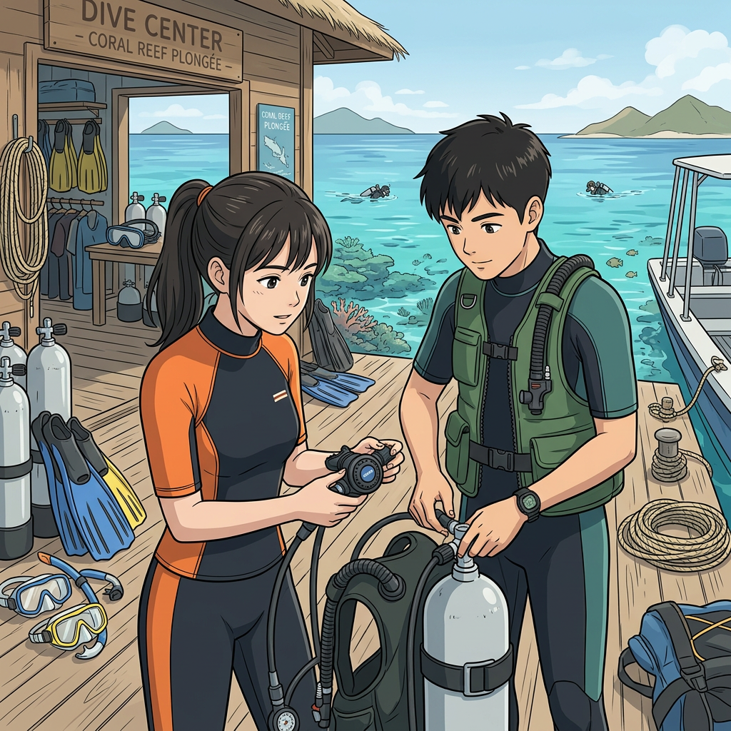 Moniteur de plongée