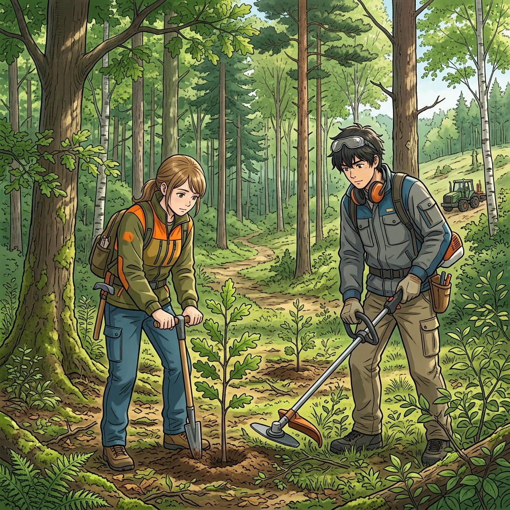 Ouvrier sylviculteur