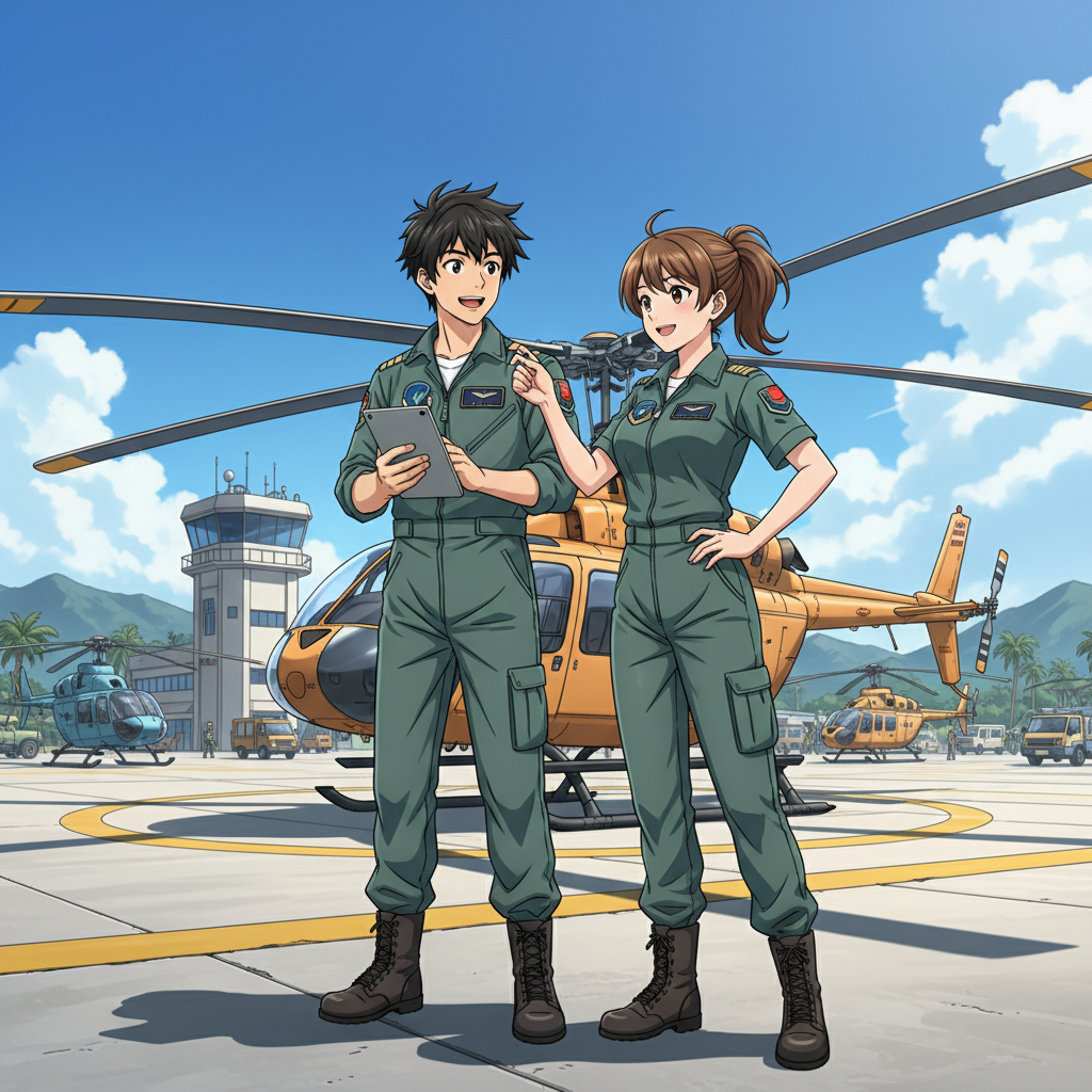 Pilote d'hélicoptère civil