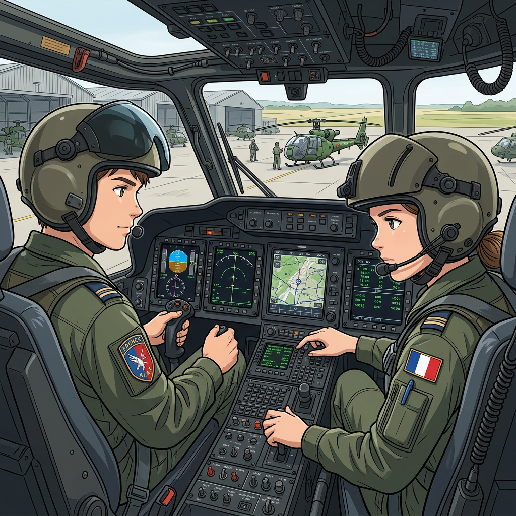 Pilote d'hélicoptère de l'armée de terre (ALAT)