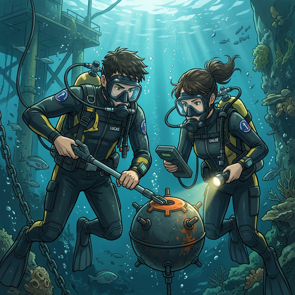 Plongeur-démineur marine