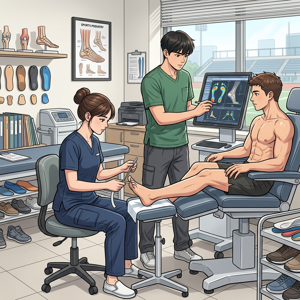 Podologue du sport