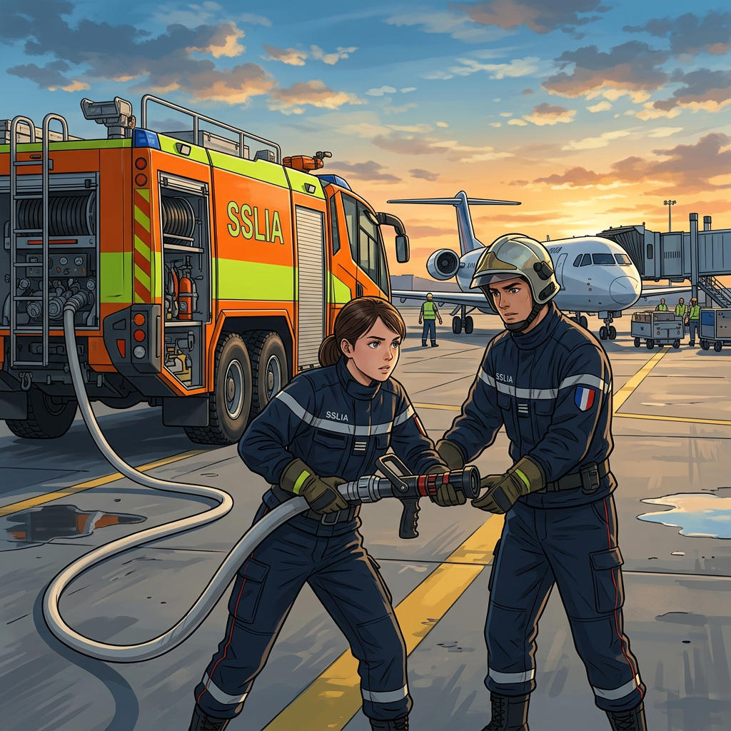 Pompier aéroport (SSLIA)