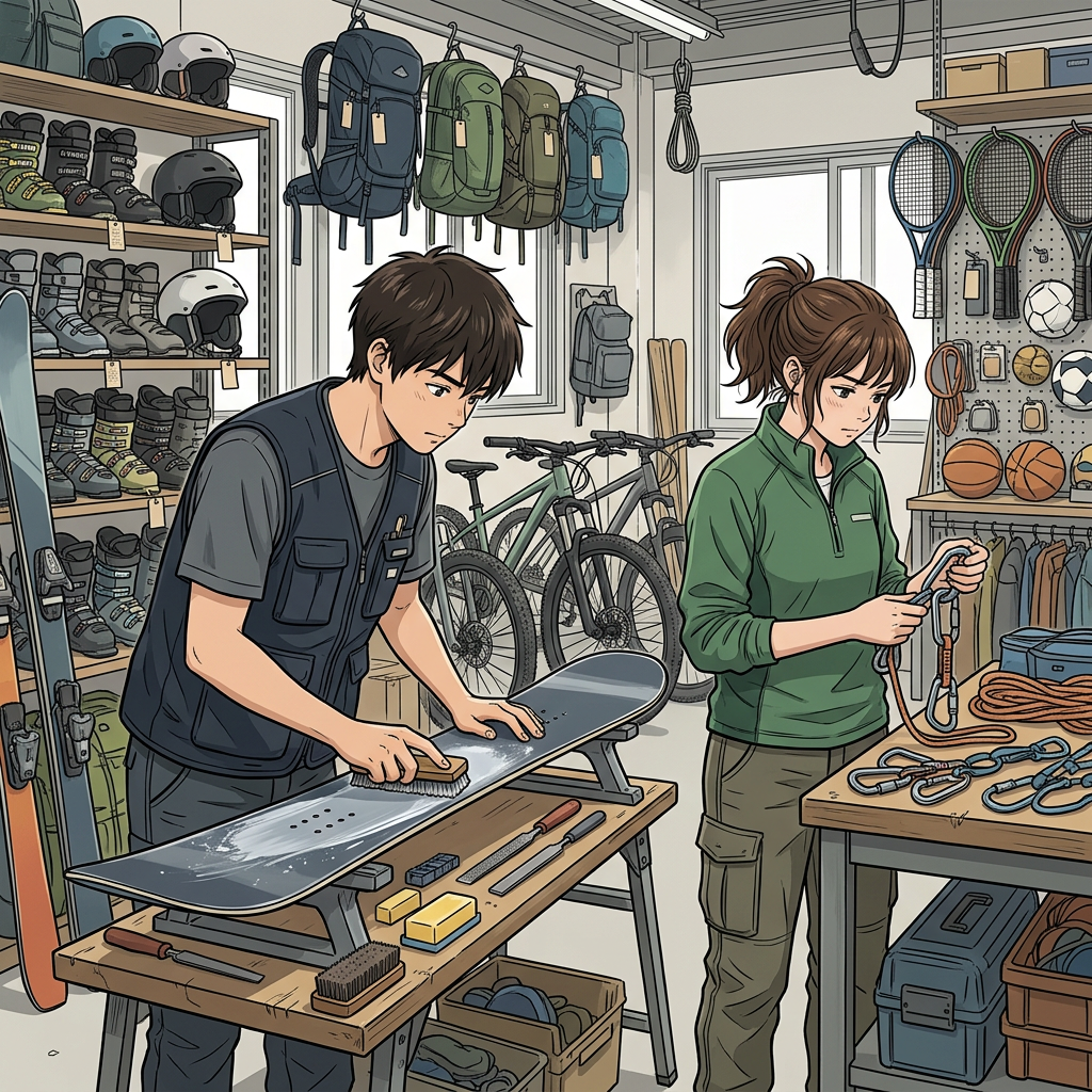 Préparateur de matériel sportif