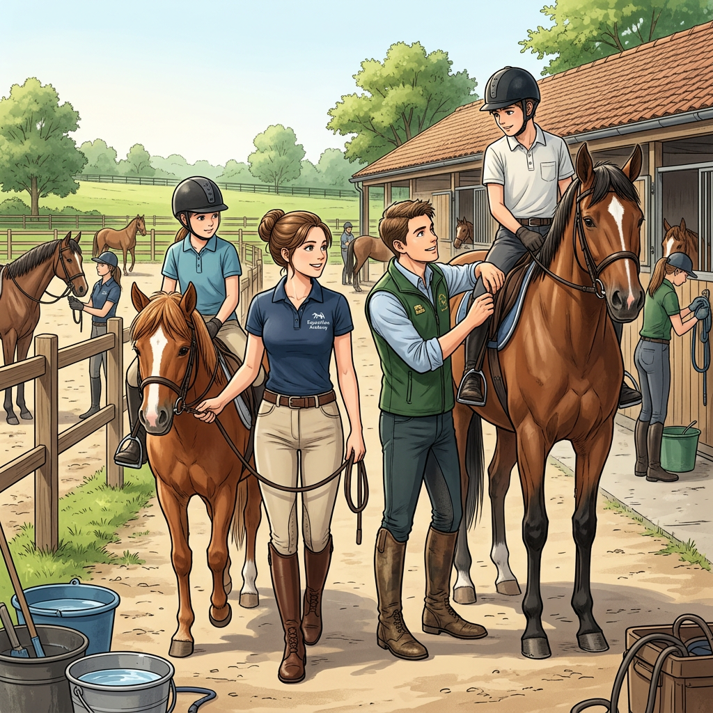 Professeur d'équitation