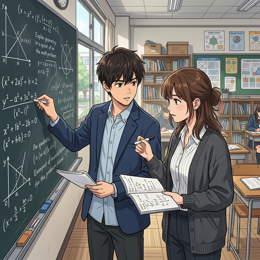 Professeur de mathématiques