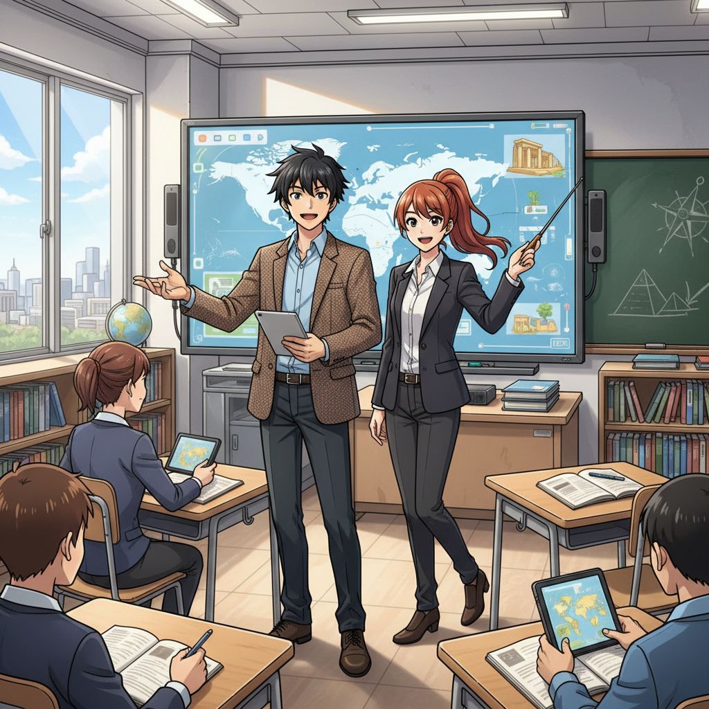 Professeur d'histoire-géographie