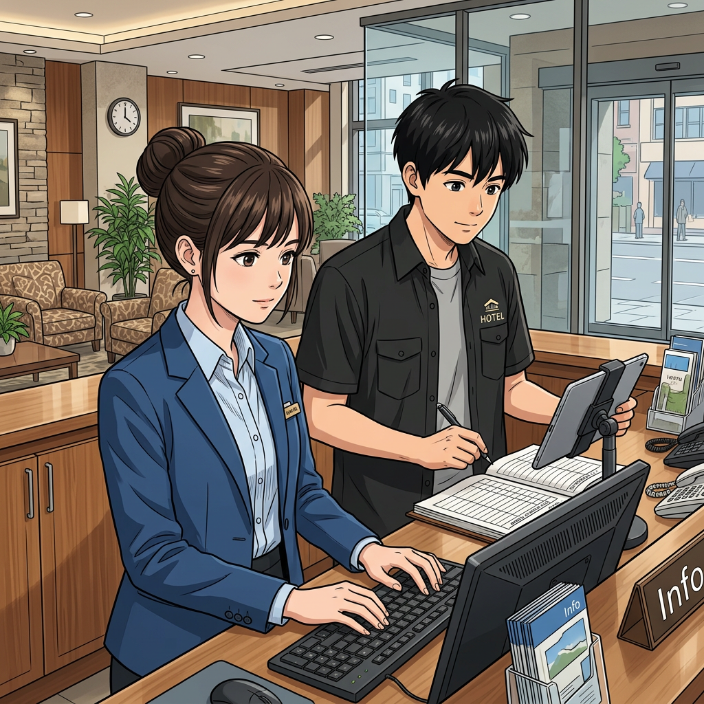 Réceptionniste d'hôtel