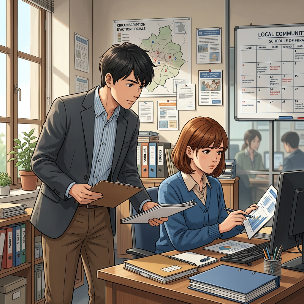 Responsable de circonscription d'action sociale