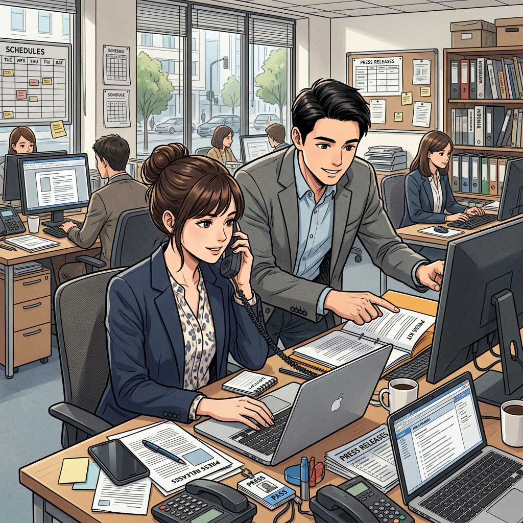 Responsable relations presse