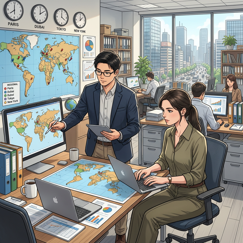 Responsable zone internationale