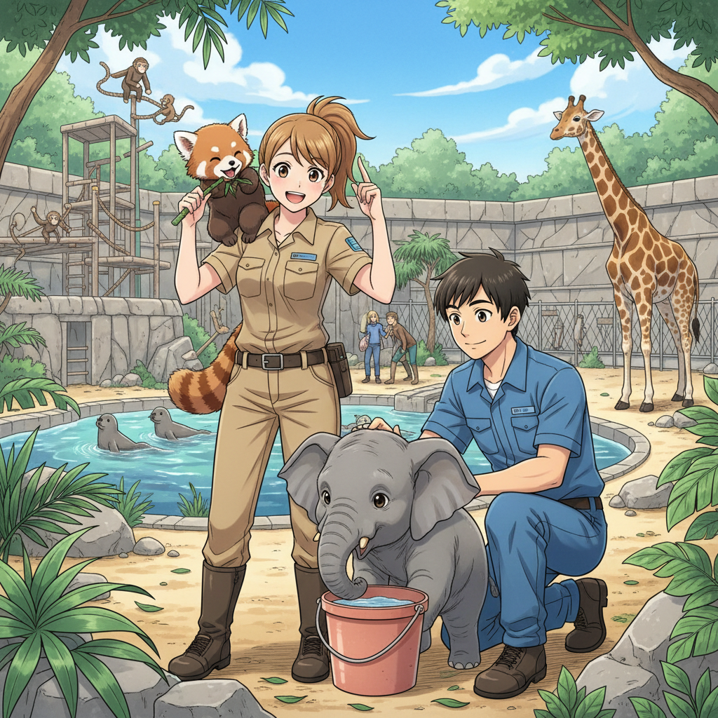 Soigneur animalier / Soigneur de zoo