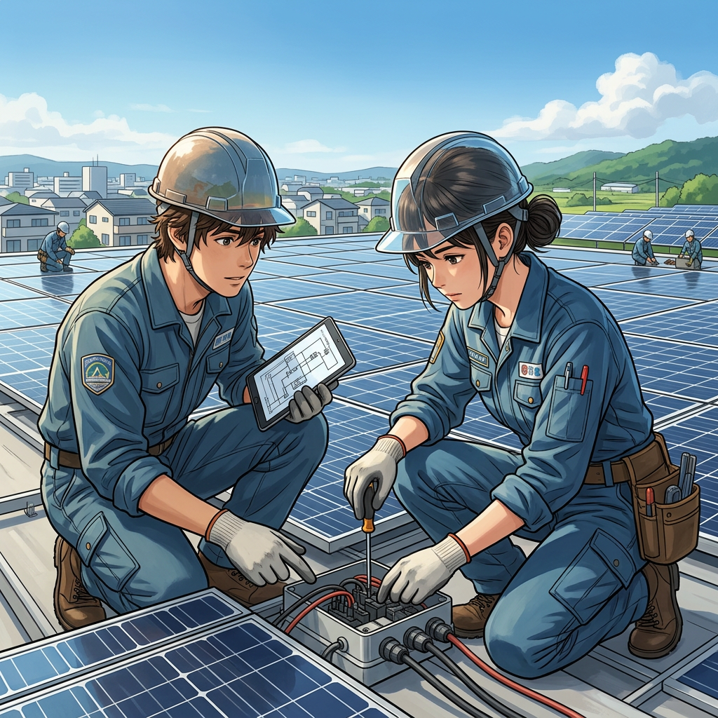 Technicien en énergies solaires