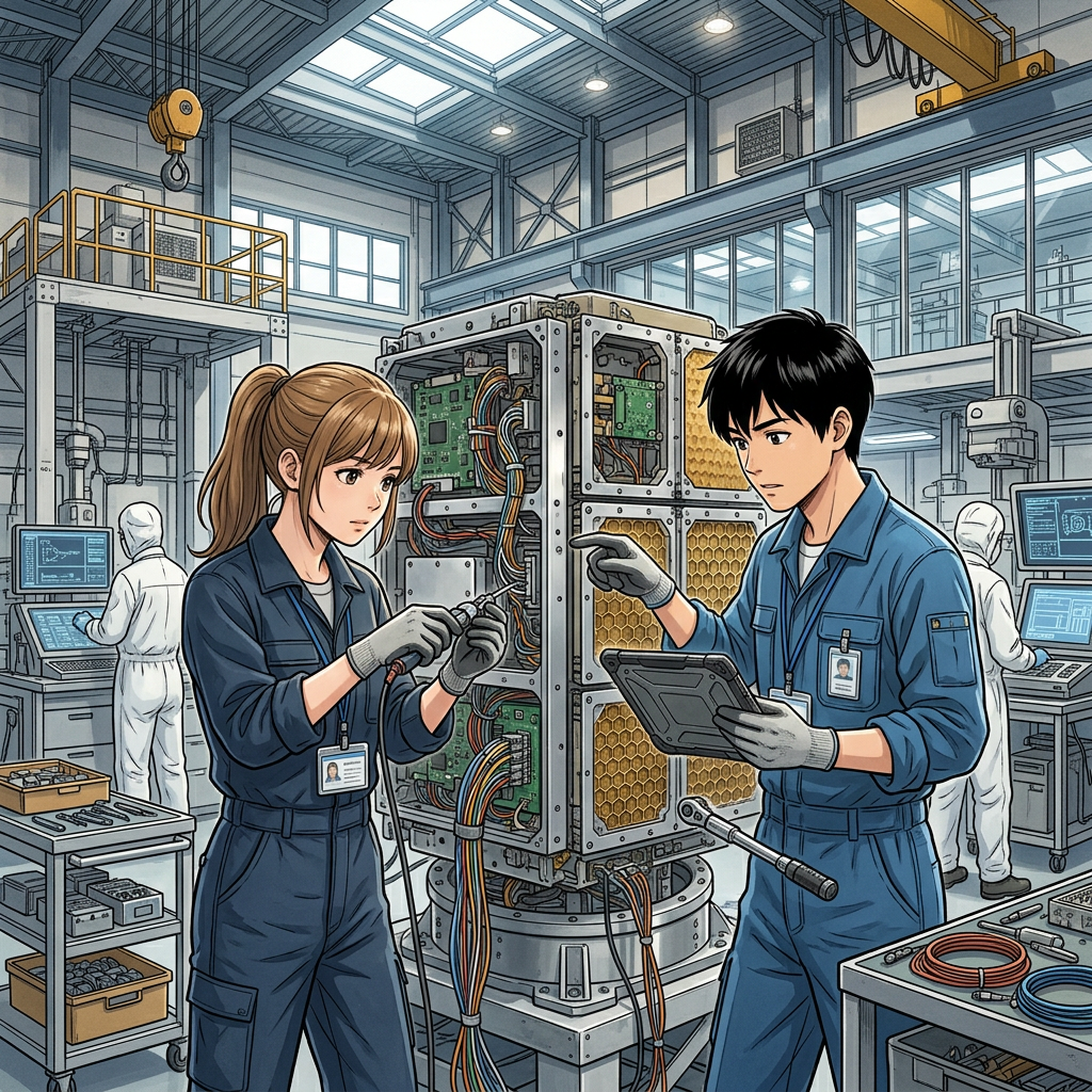 Technicien intégration spatiale