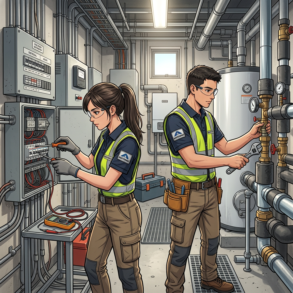 Technicien de maintenance de bâtiment