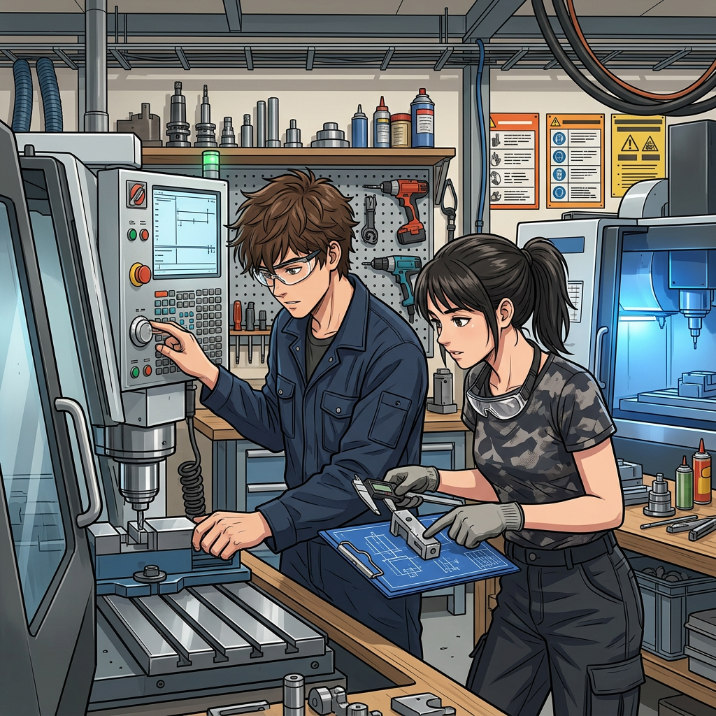 Technicien usinage CNC