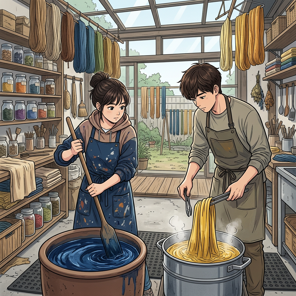 Teinturier textile artisanal