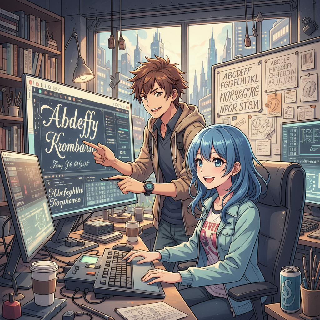 Typographe / Designer de polices