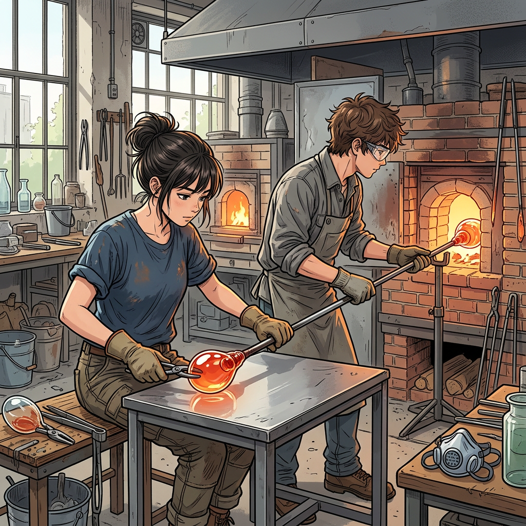 Verrier / Souffleur de verre